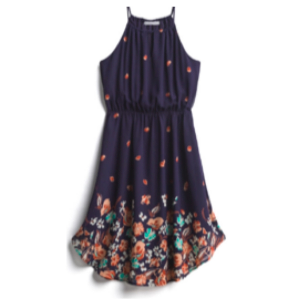 Blue Floral Dress
